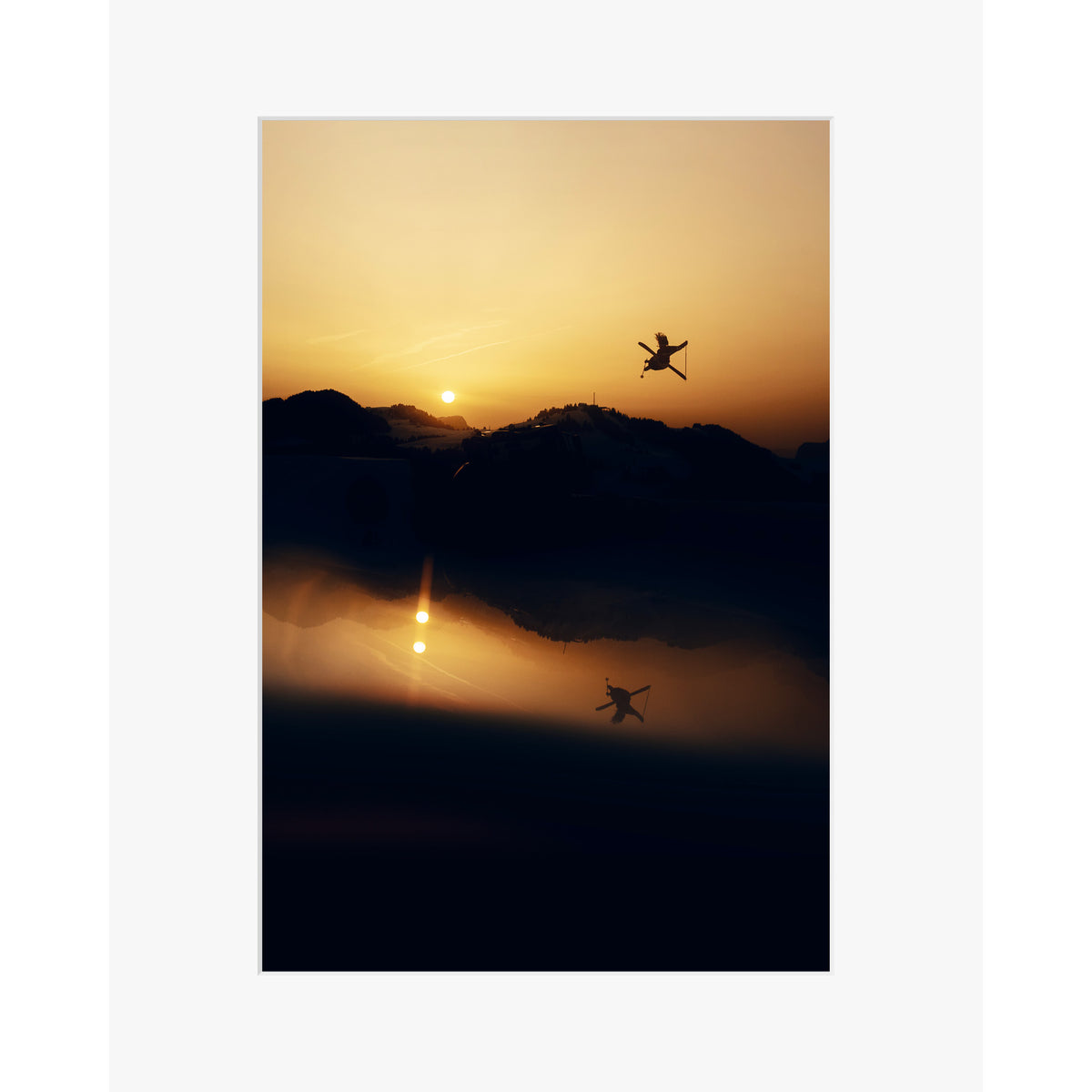 Sunset Flight I La Clusaz