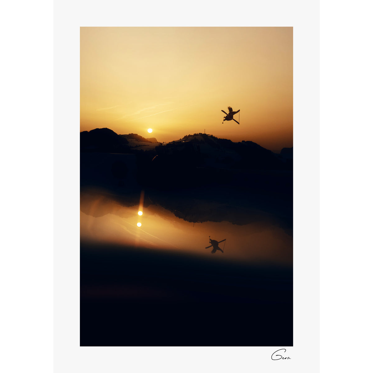 Sunset Flight I La Clusaz