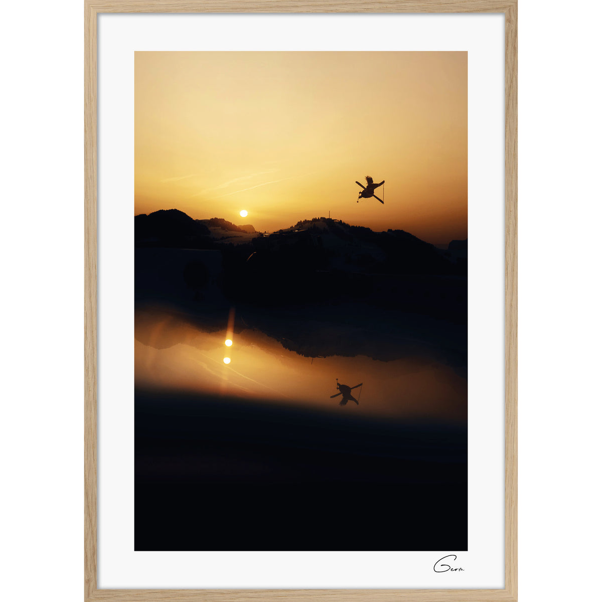 Sunset Flight I La Clusaz