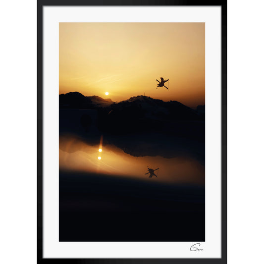 Sunset Flight I La Clusaz
