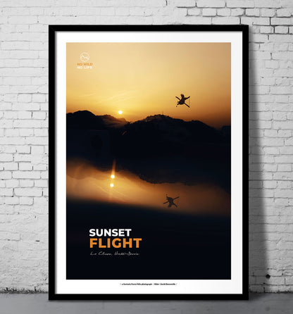 Sunset Flight  I  La Clusaz