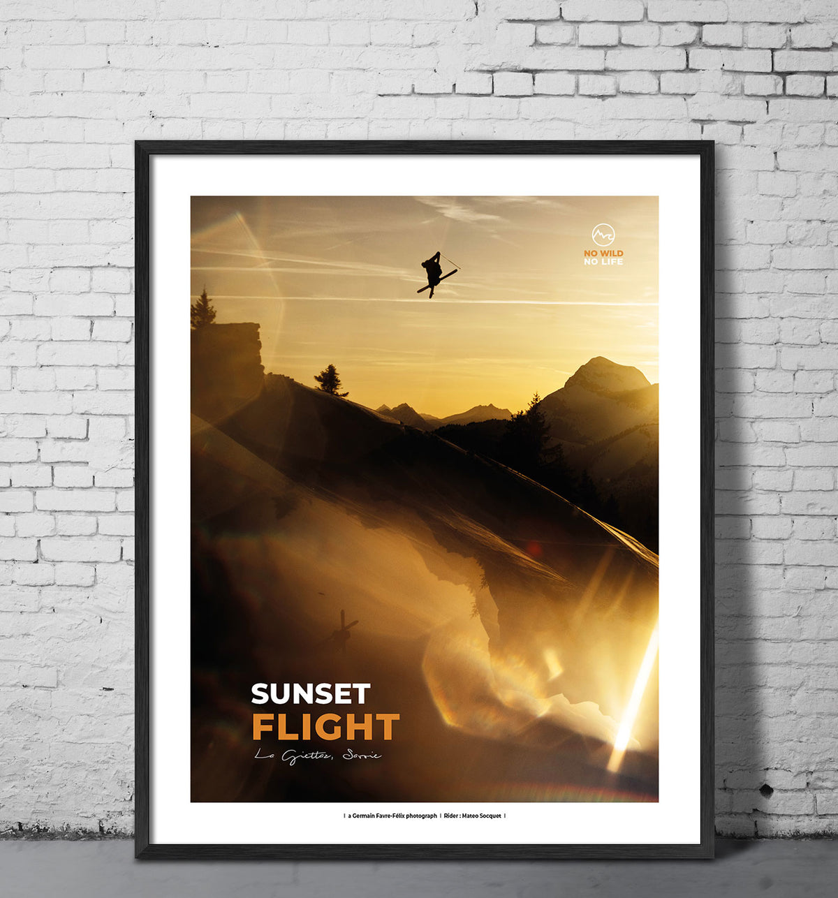Sunset Flight  I  La Giettaz