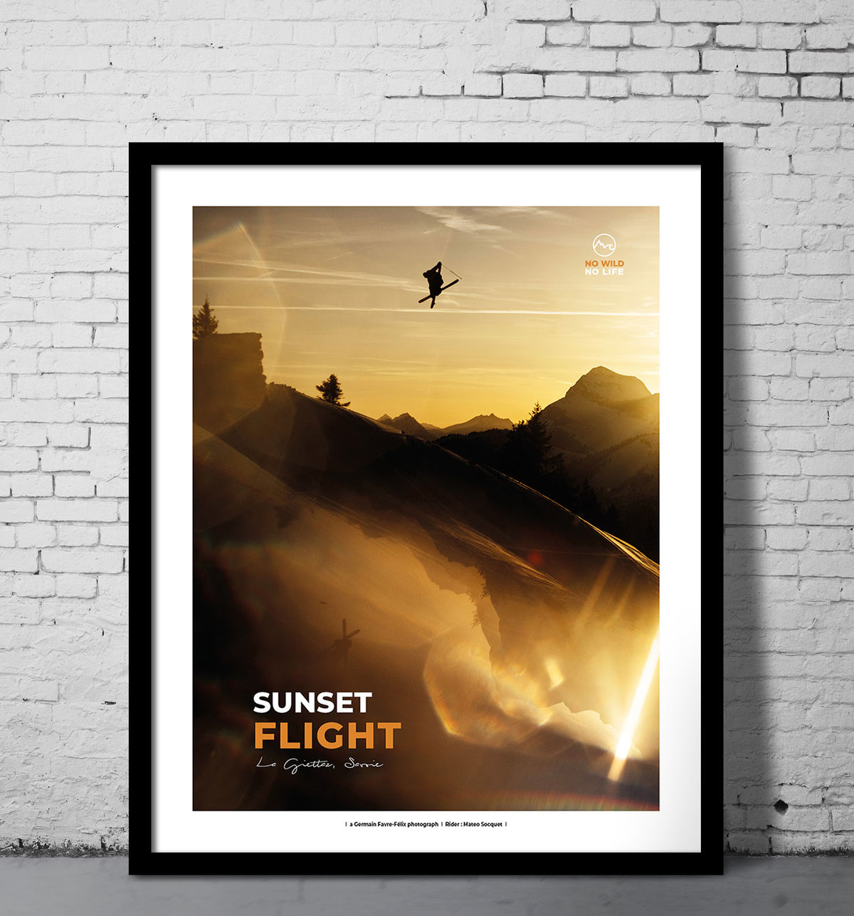Sunset Flight  I  La Giettaz