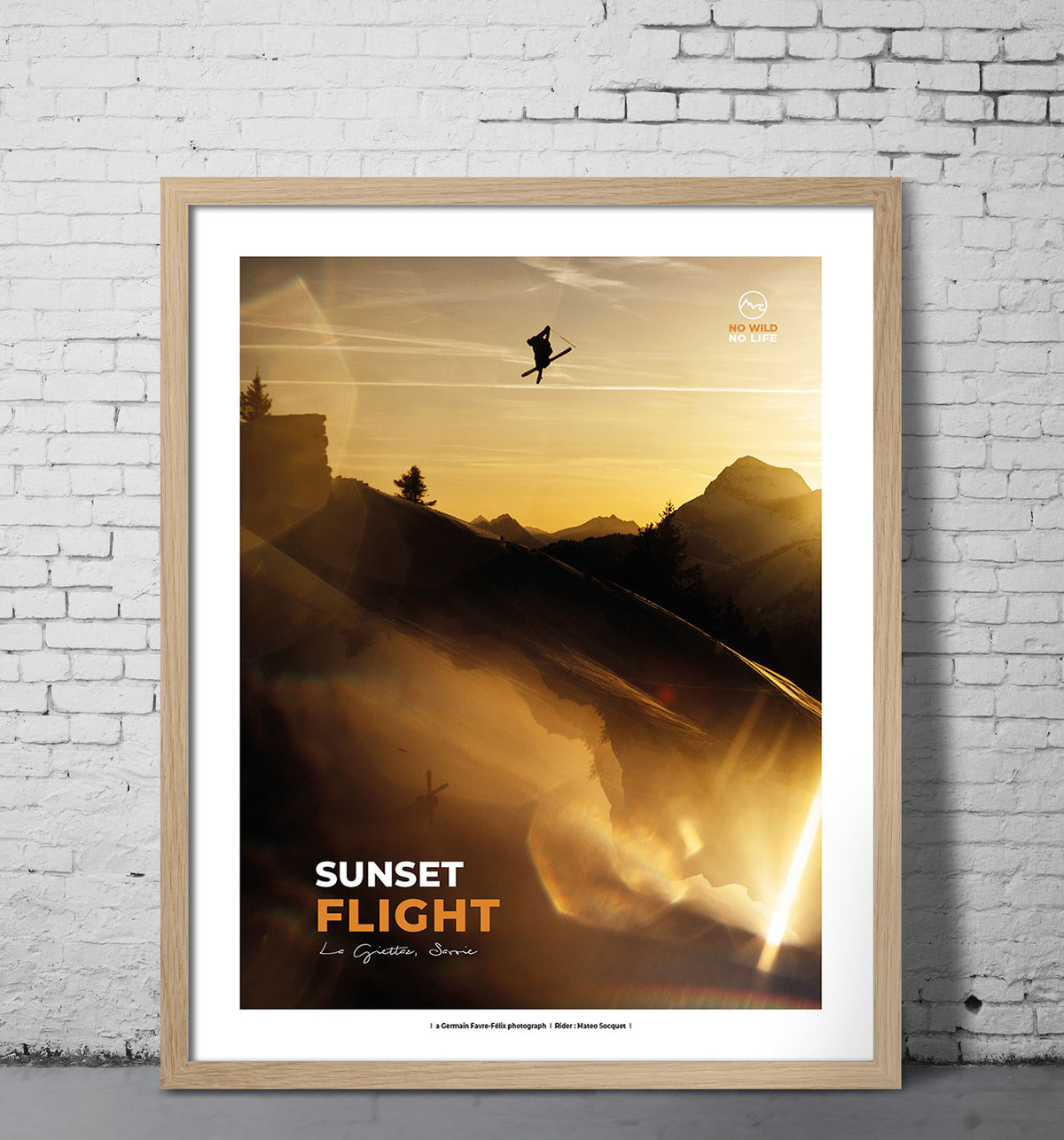 Sunset Flight  I  La Giettaz