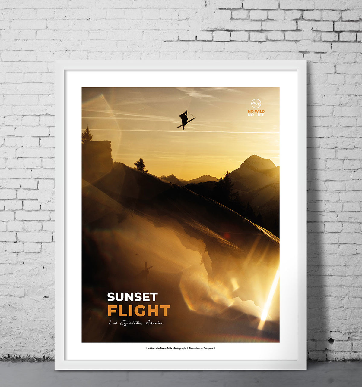 Sunset Flight  I  La Giettaz
