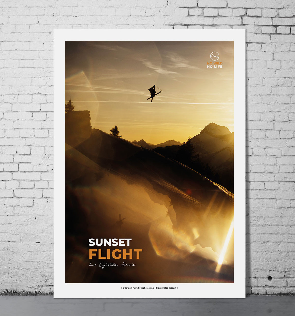 Sunset Flight  I  La Giettaz