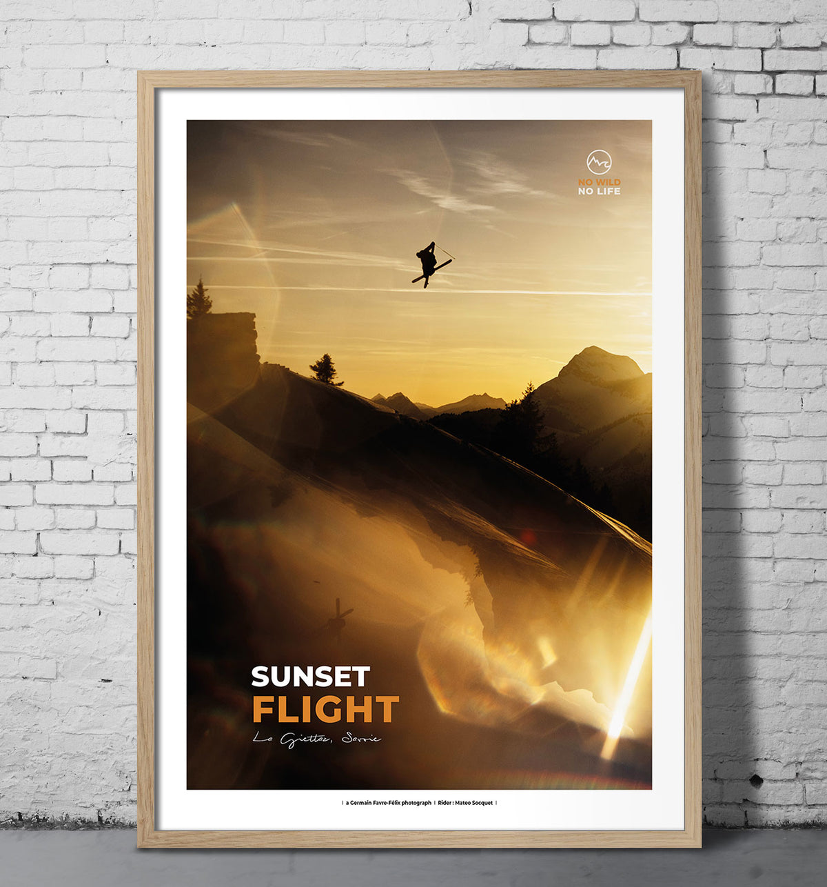 Sunset Flight  I  La Giettaz