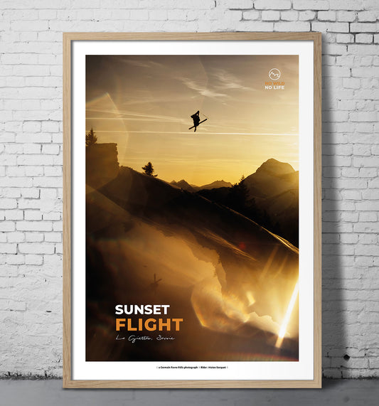 Sunset Flight  I  La Giettaz